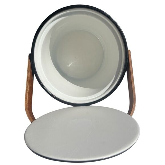 MCM Barware Georges Briard Ice Bucket Signed Wood Accents READ - Picture 4 of 4